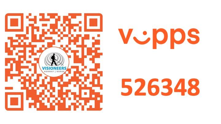 Vipps logo med QR-kode